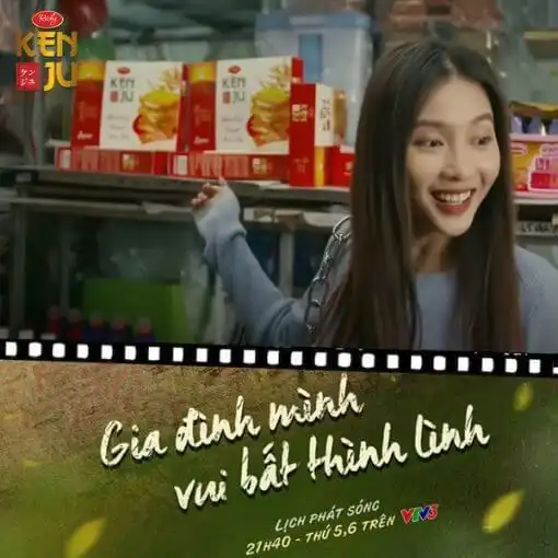 Hot: Bánh Kenju và snack yến mạch Oatmeal lên sóng phim truyền hình “Gia đình mình vui bất thình lình”