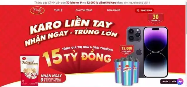 Danh sách điểm bán mua hàng đổi quà chương trình “KARO LIỀN TAY NHẬN NGAY – TRÚNG LỚN