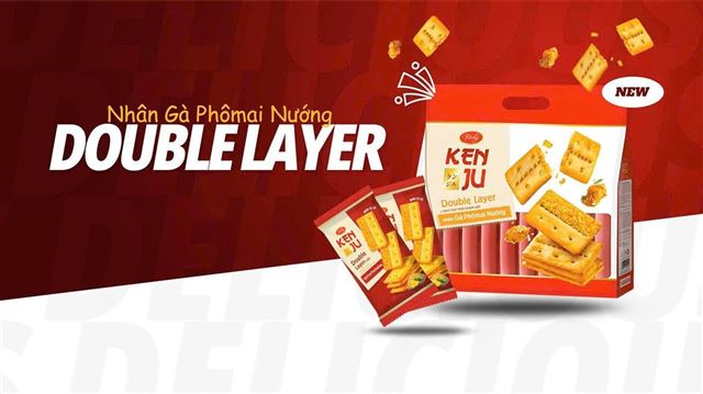 Richy chính thức ra mắt Kenju 2 Lớp vị Gà Phô Mai Nướng – Sản phẩm 2 lớp đầu tiên tại Việt Nam