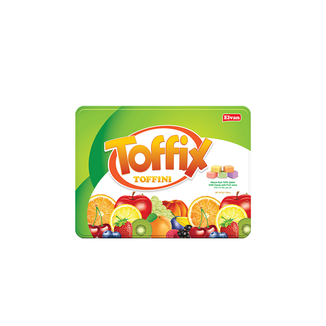 Elvan Toffini Fruit Candy 300g (Tin Box)