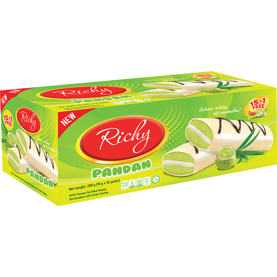 Richy pie pandan 288gram