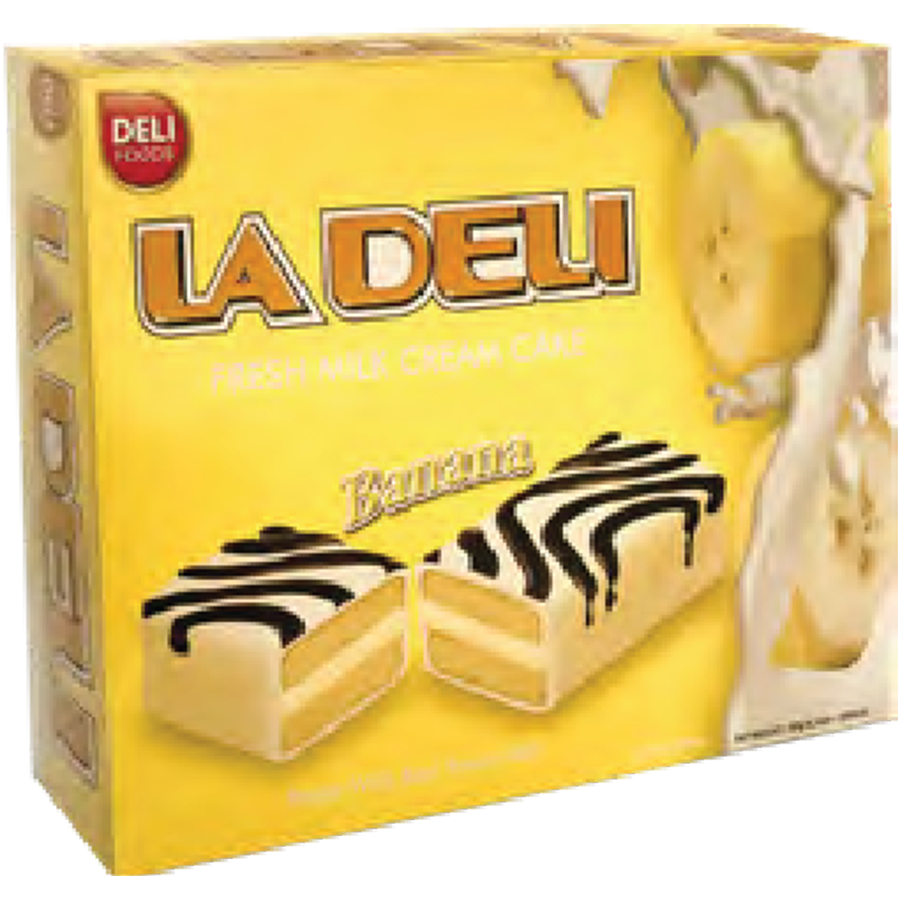 Ladeli Banana fresh milk craeam cake