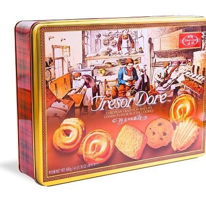 Tresor Dore Cookies 600g (Tin Box)