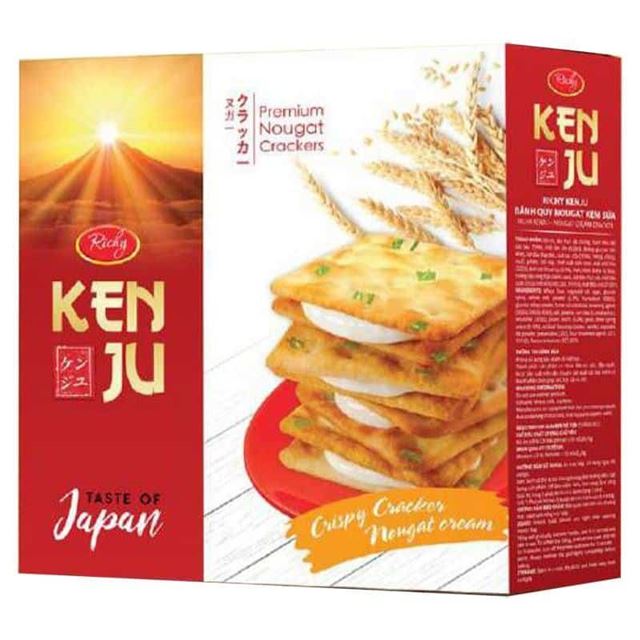 Kenju Nougat Cream Cracker 155gram