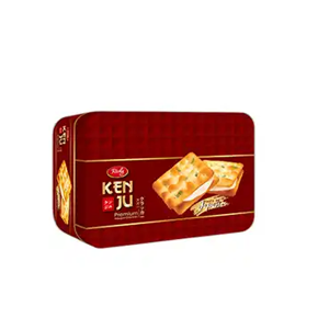 Kenju Nougat Cream Crackers  tin box 186gram