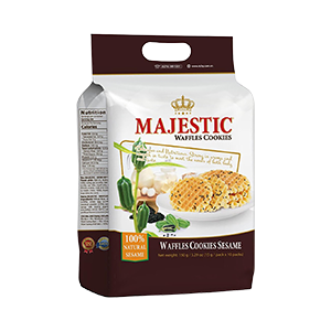 Majestic waffles cookies Seasame