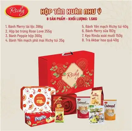 Hộp quà tết Richy - Tân Xuân Như Ý