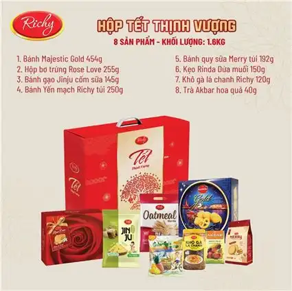 Hộp quà tết Richy - Tết Thịnh Vượng