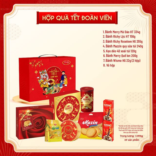 Hộp Quà Tết Richy - Tết Đoàn Viên