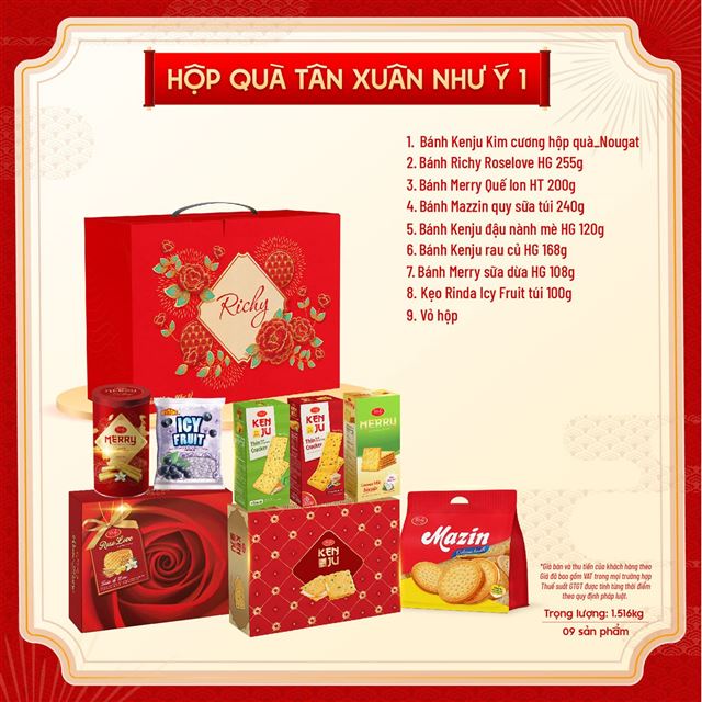 Hộp Quà Tết Richy - Tân Xuân Như Ý
