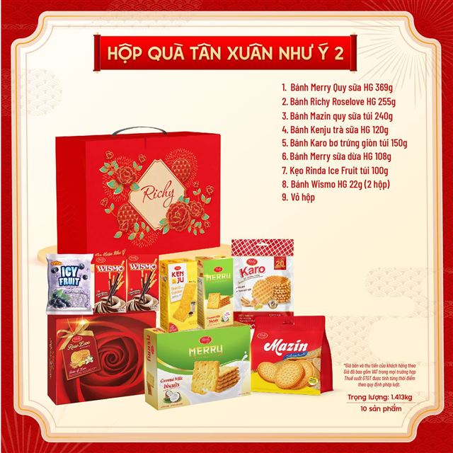 Hộp Quà Tết Richy - Tân Xuân Như Ý 2