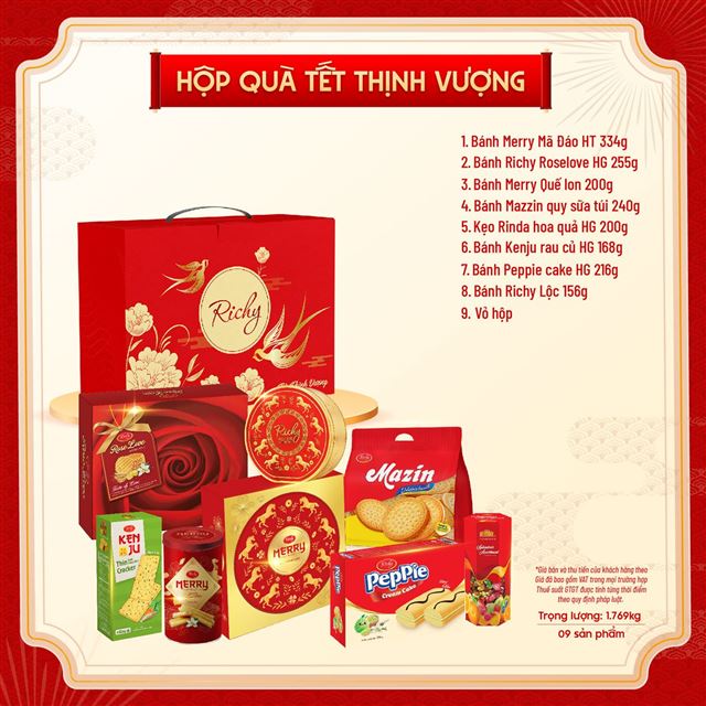Hộp Quà Tết Richy - Tết Thịnh Vượng