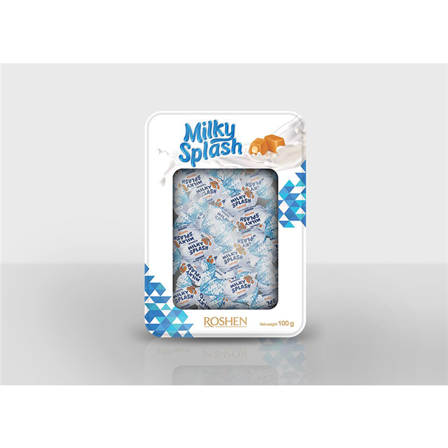 Roshen Milky Splash Candy 300g (Tin Box)