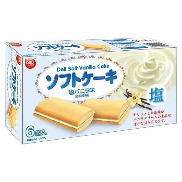 Deli Cake Salt Vanilla Flavor (6 packs)