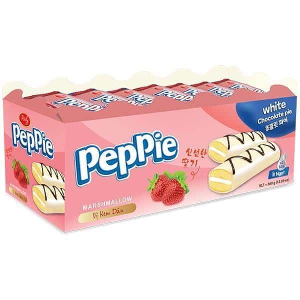 Peppie Strawberry Milk Chocolate Pie (Tray)