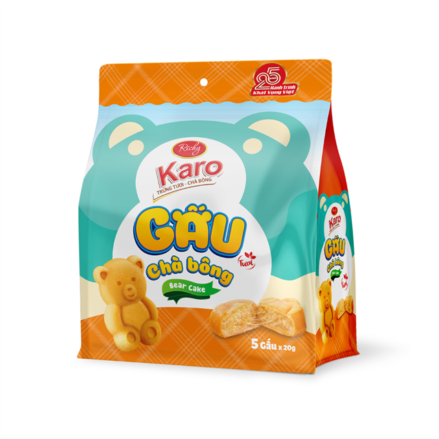 Bánh Karo Gấu Chà Bông