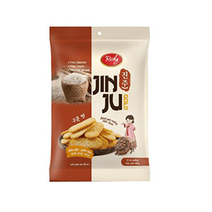 Richy Jinju Gold BBQ Pepper Steak Rice Cracker