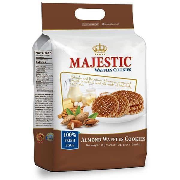 Majestic Almond Waffle Cookies