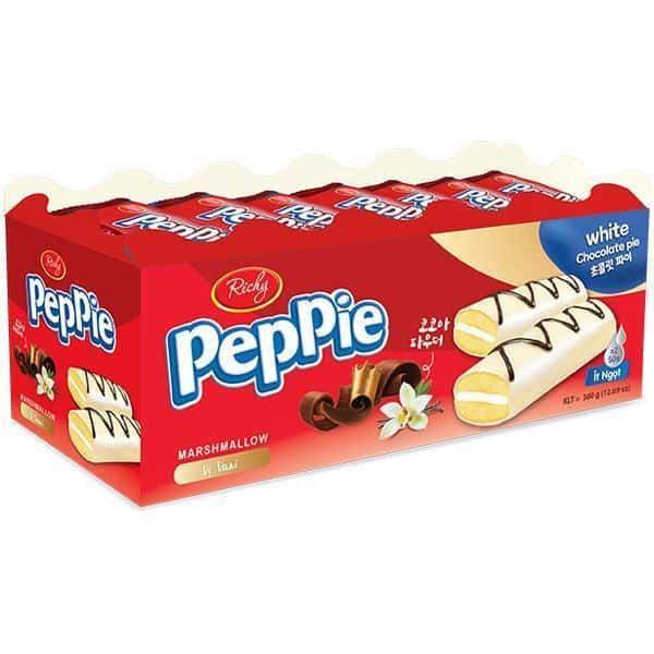 Peppie Vanilla Milk Chocolate Pie (Tray)