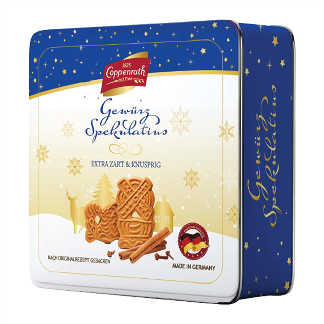 Coppenrath Cookies tin box 1kg - Blue