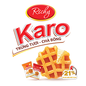 Bánh trứng tươi chà bông Karo