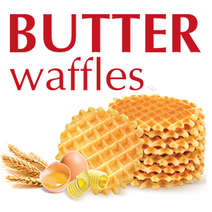 Bánh bơ trứng giòn Waffles