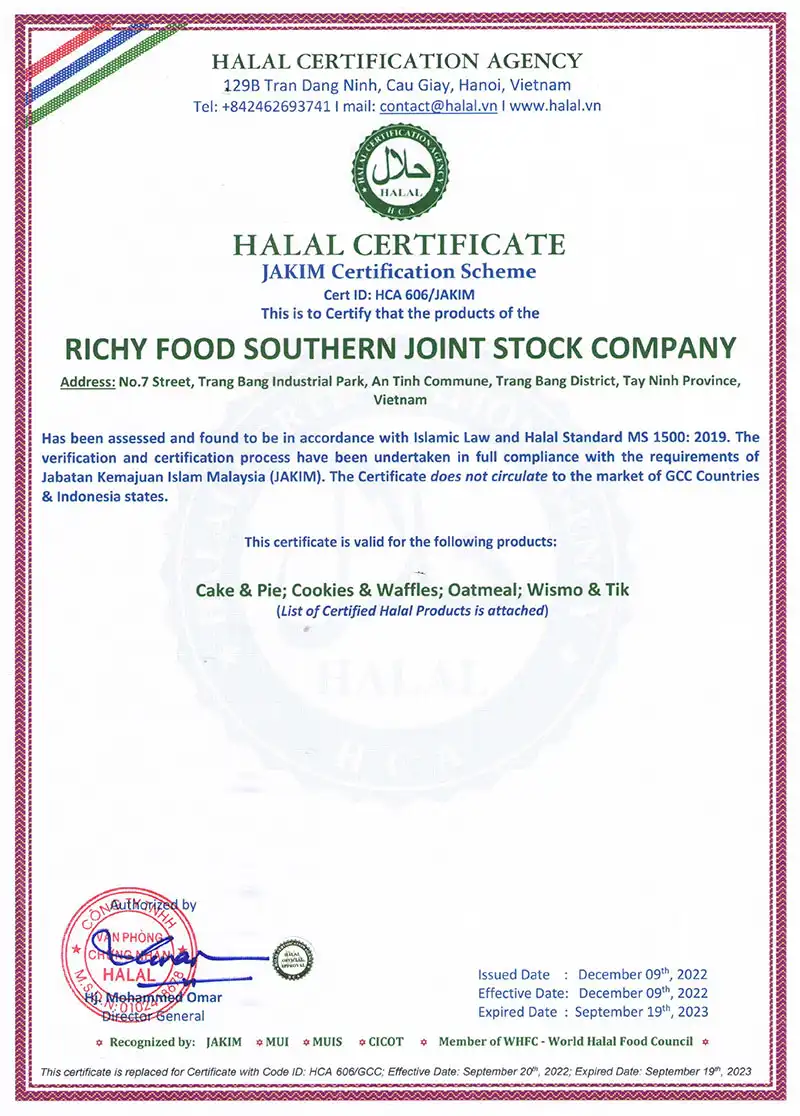 HALAL CERTIFICATE