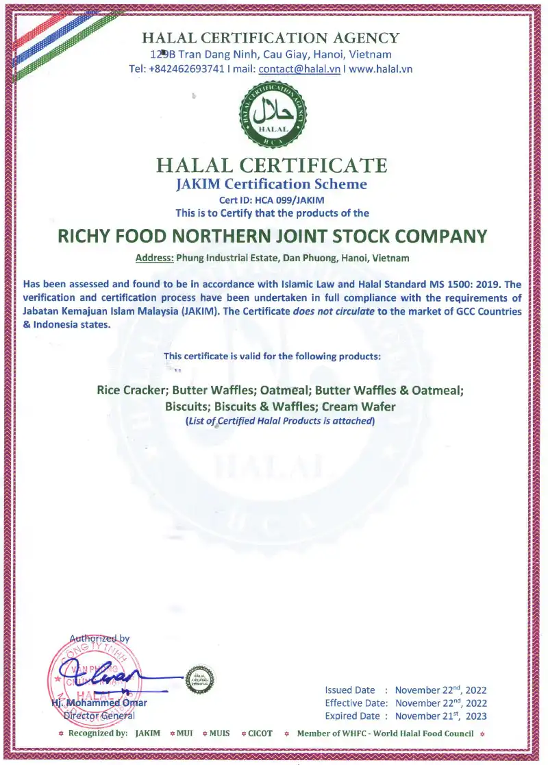 HALAL CERTIFICATE