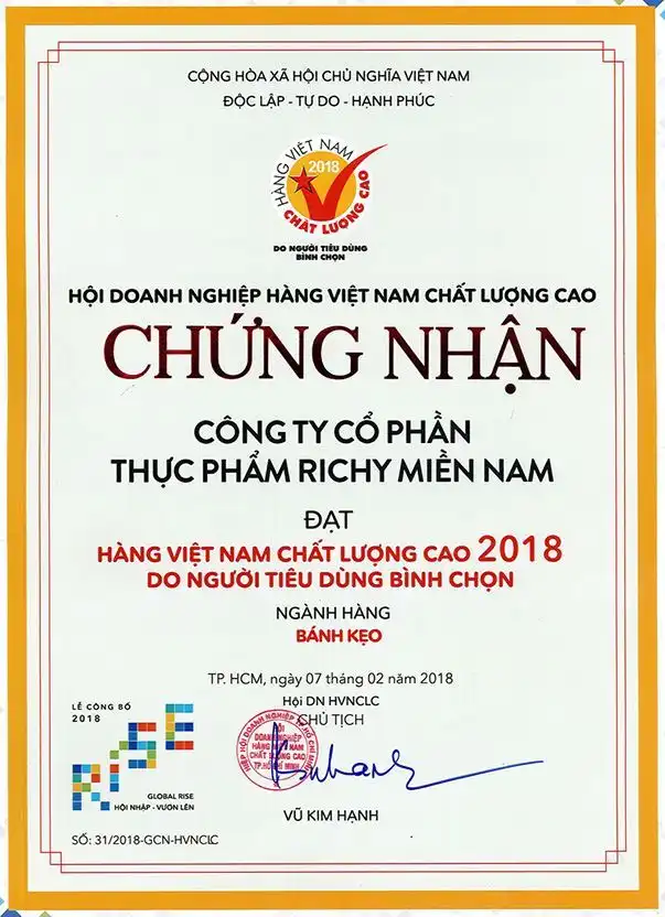 Hàng Việt Nam Chất Lượng Cao