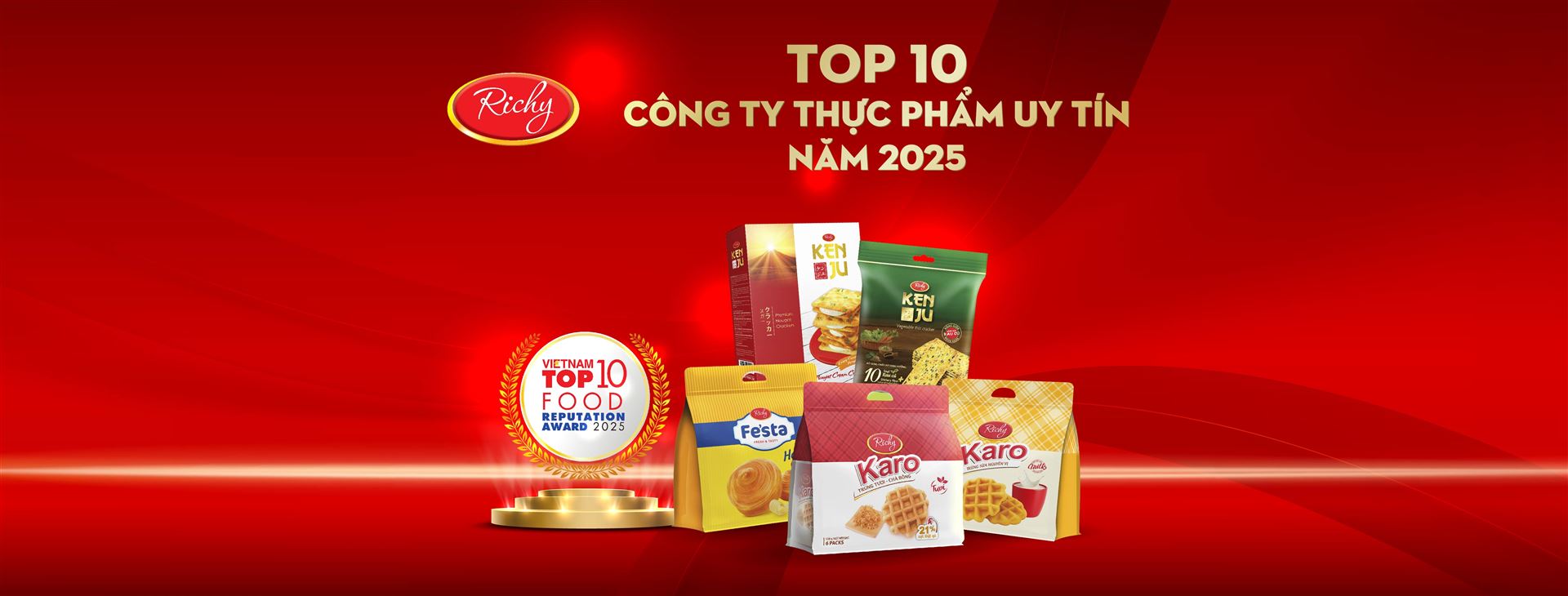 Banner Top Công ty Thực Phẩm uy tín 2025